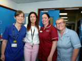 Dr Sarah Gourley Dr Judi Graham  Sarah Flanaghan Home Therapies Nurse Louise Morris Home Therapies HCA. - 25 Years of Daisy Hill Renal Unit