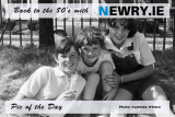 Sports Day 1982/83 ish, looks like the Meadow beside the Swimming Pool. Photo: Columba O'Hare - Back to the 80's
