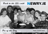 Newry night out around 1982. Picture: Columba O'Hare   See larger photographs at http://www.newry.info/photo/newry-memories/night-out-pool-teams-etc-1982ish - Back to the 80's