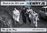 Sponsored walk near St Mary's Chapel, Newry, early 1980's. Photograph: Columba O'Hare - Back to the 80's