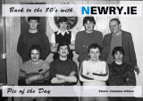 Darts Team at The Maple Leaf early 1980's. Photograph: Columba O'Hare - Back to the 80's