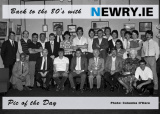 Newry Arts Society probably in the Arts Centre early 1980's. Photograph: Columba O'Hare - Back to the 80's