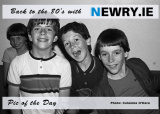 Newry youth group around 1984 give or take a few years. Photograph: Columba O'Hare - Back to the 80's