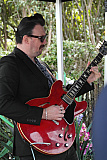 Gareth Hughes blues band  on song at Blues on the Bay in Warrenpoint. Photograph: Clive Price - Blues on the Bay 2026