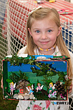 Hana-Rose McKenzie with her second prize in the Fairy Garden class at Newry Show. Hana-Rose also came third in the baking section and 1st in the Junk Art section. - Newry Show 2026
