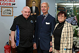 Andrew Boyd, centre with James and Geanie McArevey - Boyds Stores Newry Maritime Association Tribute