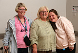 Clare Gallagher, Deirdre Shields and Shauna Thompson at NEwry Gateway Club.  - Newry Gateway Club Volunteer John McSherry retirement