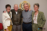 John McSherry with his wife Lily and daughter Marie Cowan and friend Dermot Monaghan at Newry Gateway Club. Photograph: Columba O'Hare/ Newry.ie  - Newry Gateway Club Volunteer John McSherry retirement