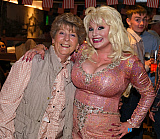Enjoying the Dolly Parton tribute act at Magees Bar for Newry Goes Nashville. Photograph: Columba O'Hare/ Newry.ie - Newry Goes Nashville 2026