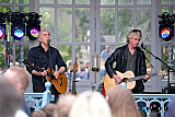 The 4 of Us take to the Bandstand at Wake the Giant 2026. Photograph: Columba O'Hare/ Newry.ie - Wake the Giant 2026