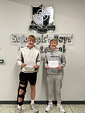 Pupils from St Joseph's Boys' High School celebrate their GCSE achievements. Photograph: Sharon Madden - GCSE Results 2026