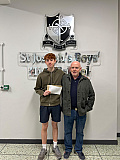Pupils from St Joseph's Boys' High School celebrate their GCSE achievements. Photograph: Sharon Madden - GCSE Results 2026