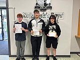 Pupils from St Joseph's Boys' High School celebrate their GCSE achievements. Photograph: Sharon Madden - GCSE Results 2026