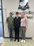 Pupils from St Joseph's Boys' High School celebrate their GCSE achievements. Photograph: Sharon Madden - GCSE Results 2026