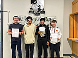 Pupils from St Joseph's Boys' High School celebrate their GCSE achievements. Photograph: Sharon Madden - GCSE Results 2026