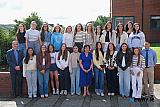 Some of our top performing GCSE students who each achieved 10 A*/A grades, Chloe Coghlan, Blaithin Daly, Sarah Doherty, Ellie Farrell, Lucy Flynn, Naoise Grant, Angeleena Jophin, Clare Keeley, Laura Kieran, Aoife Martin, Kate McCaffery, Faye McCreesh, Emily McElvanna, Anna McKeown, Maeve McKinley, Kate McNeela, Ava O'Hagan, Lily-Ann O'Loughlin, Sadie O'Neill, Ruby Quinn, Hollie Rice, Eva Ryan, are pictured with Principal Mrs Fiona McAlinden, Vice-Principal Mr Thomas Hackett and  Year Head Mr Damian Kirk. Eva Ryan is missing from the photograph. - GCSE Results 2026