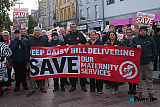 Pictured at the SOS Daisy Hill Hospital rally in Newry on Sunday 25 October. Photograph: Columba O'Hare/ Newry.ie - SOS Daisy Hill Hospital Rally in Newry