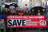 Pictured at the SOS Daisy Hill Hospital rally in Newry on Sunday 25 October. Photograph: Columba O'Hare/ Newry.ie - SOS Daisy Hill Hospital Rally in Newry