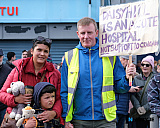 Pictured at the SOS Daisy Hill Hospital rally in Newry on Sunday 25 October. Photograph: Columba O'Hare/ Newry.ie - SOS Daisy Hill Hospital Rally in Newry