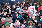 Pictured at the SOS Daisy Hill Hospital rally in Newry on Sunday 25 October. Photograph: Columba O'Hare/ Newry.ie - SOS Daisy Hill Hospital Rally in Newry