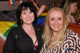 Enjoying the sixth annual Whitecross Pride in the Whitecross Bar. Photograph: Columba O'Hare/ Newry.ie - Whitecross (Winter) Pride 2025