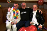 Enjoying the sixth annual Whitecross Pride in the Whitecross Bar. Photograph: Columba O'Hare/ Newry.ie - Whitecross (Winter) Pride 2025