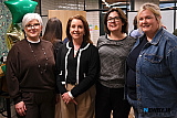 The Hub in Newry celebrated European Coworking Day with a Coffee & Cake&rsquo; event. Pictured are from left: Nuala Saul, Brack Tours; Ruth Murphy and Judith Poucher, Clanrye Group and Megan McGurren, Brack Tours. Photograph: Columba O'Hare/ Newry.ie  - The Hub celebrate European Coworking Day 2026