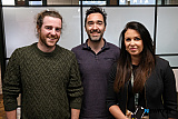 The Slackpress team have recently relocated to The Hub in Newry. Included in our photograph are Ryan O'Rourke, John Fitzsimons and Amy Lowry. Photograph: Columba O'Hare/ Newry.ie  - The Hub celebrate European Coworking Day 2026