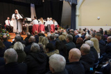 Rev Alan Synnott, Church of Christ the Redeemer Bessbrook speaking at the 50th Anniversary Memorial Service for Kingsmills victims in Bessbrook Town Hall. Photograph: Columba O'Hare/ Newry.ie - Kingsmills 50th Anniversary 5 January 2026