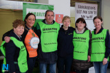 Local members of the Samaritans with Cllr Gillian Fitzpatrick, Chairperson, Newry, Mourne and Down Council at the Cycle Against Suicide visit to Our Lady's Grammar School. Photograph: Columba O'Hare - Cycle Against Suicide Newry 2017