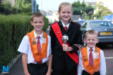 Pictured at the 12 July Parade in Newry as the marchers made their way to  the Co Down Twelfth in Banbridge via Newry Bus Statiion. Photograph: Columba O'Hare - 12 July Newry 2017