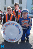 Pictured at the 12 July Parade in Newry as the marchers made their way to  the Co Down Twelfth in Banbridge via Newry Bus Statiion. Photograph: Columba O'Hare - 12 July Newry 2017