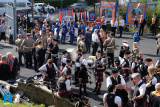 Pictured at the 12 July Parade in Newry as the marchers made their way to  the Co Down Twelfth in Banbridge via Newry Bus Statiion. Photograph: Columba O'Hare - 12 July Newry 2017