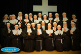 Members of the Nun's Chorus at the St Paul's production of The Sound of Music. Photograph: Columba O'Hare - The Sound of Music - St Paul's High School 50th Anniversary Production 2016