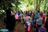The Wizard keeps the children entertained at the 2016 Sticky Fingers International Children&rsquo;s Festival &ldquo;The Ghost of Halloween&rdquo; at Narrow Water Castle. Photograph: Columba O'Hare - The Ghost of Halloween