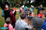Dinner is well on the way at the 2016 Sticky Fingers International Children&rsquo;s Festival &ldquo;The Ghost of Halloween&rdquo; at Narrow Water Castle. Photograph: Columba O'Hare - The Ghost of Halloween