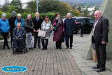 Observing a moments silence for the 94 victims of the Retriever Connemara disaster. Photograph: Columba O'Hare - Newry Maritime Association Centenary event to mark Connemara Retriever Disaster