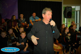 Fergal O'Brien at the launch of his Grade 2 bodhran Tutor book and CD at Ti Chulainn, Mullaghbane. Photograph: Columba O'Hare - Fergal O'Brien Bodhran Tutor Book Launch