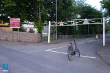 20: Crossing on to the Canal Bank car park. Photograph: Columba O'Hare/ Newry.ie - Newry Canal Towpath to Carlingford Lough Greenway - Proposed Cycle/ Walking Route