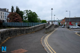 10: Continue on Basin Walk up to the junction with Sugar Island. A purpose built cycle path on Basin walk widening out the existing footpath should not be difficult. Photograph: Columba O'Hare/ Newry.ie - Newry Canal Towpath to Carlingford Lough Greenway - Proposed Cycle/ Walking Route