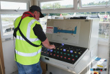 A flotilla of boats sail through Victoria Lock and up Newry Ship Canal as part of 2023 Carlingford Cruising Week. Photograph: Columba O'Hare/ Newry.ie - Carlingford Cruise Week Newry trip