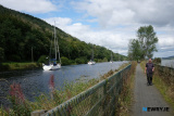 A flotilla of boats sail through Victoria Lock and up Newry Ship Canal as part of 2023 Carlingford Cruising Week. Photograph: Columba O'Hare/ Newry.ie - Carlingford Cruise Week Newry trip