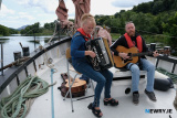 Enjoying the Thursday Trad Cruise at I&uacute;r Cinn Fleadh. Photograph: Columba O'Hare/ Newry.ie - I&uacute;r Cinn Fleadh 2023