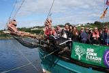 Enjoying the Thursday Trad Cruise at I&uacute;r Cinn Fleadh. Photograph: Columba O'Hare/ Newry.ie - I&uacute;r Cinn Fleadh 2023
