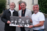 Horslips in Conversation event at the Hall For All with Horslips members Jim Lockhart and Barry Devlin  at I&uacute;r Cinn Fleadh. Photograph: Columba O'Hare/ Newry.ie - I&uacute;r Cinn Fleadh 2023