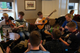 Enjoying the Trad Session in The Phoenix  at I&uacute;r Cinn Fleadh. Photograph: Columba O'Hare/ Newry.ie - I&uacute;r Cinn Fleadh 2023