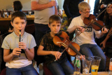 The Sunday Trad Session at the Catholic Working Mens Club at I&uacute;r Cinn Fleadh. Photograph: Columba O'Hare/ Newry.ie - I&uacute;r Cinn Fleadh 2023