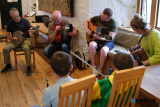 A Trad Session at Newry Museum  at I&uacute;r Cinn Fleadh. Photograph: Columba O'Hare/ Newry.ie - I&uacute;r Cinn Fleadh 2023