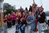 Finishing off the Trad Cruises on Monday night  at I&uacute;r Cinn Fleadh. Photograph: Columba O'Hare/ Newry.ie - I&uacute;r Cinn Fleadh 2023