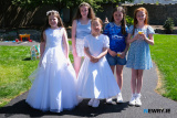 Young visitors to the Cathedral garden. - Newry Cathedral Garden - Opening of Lourdes Grotto